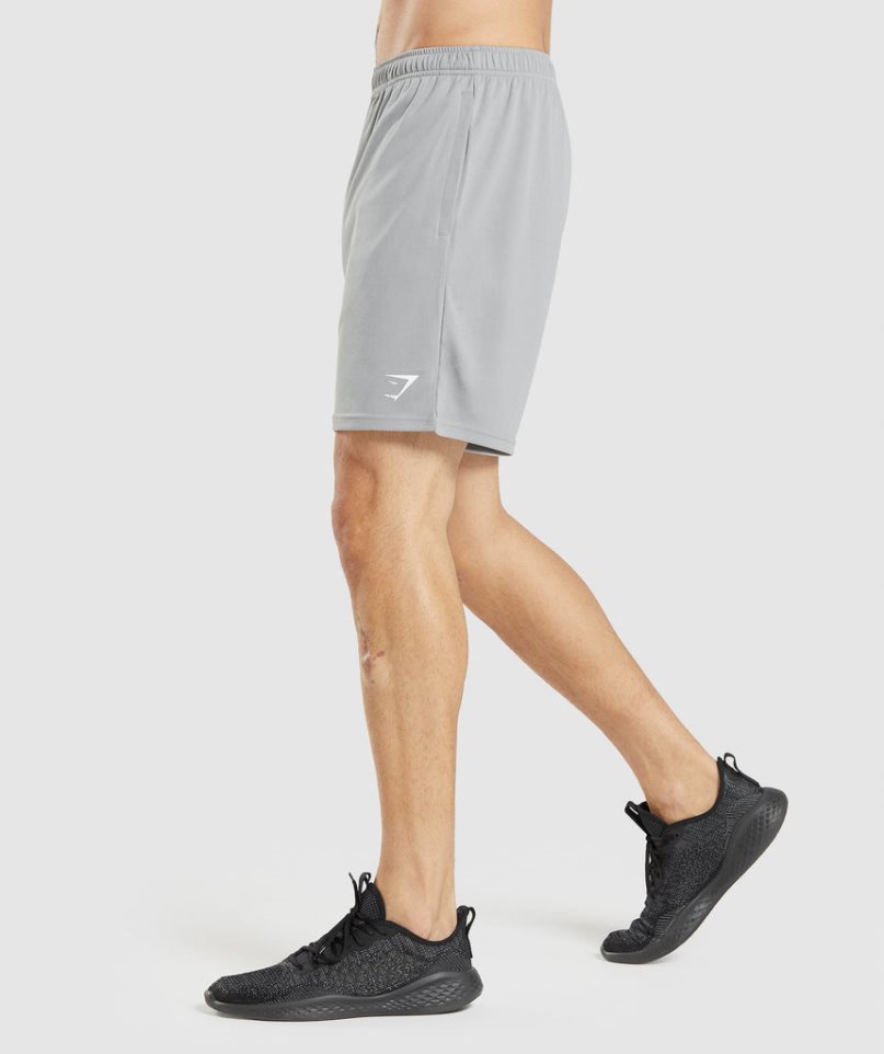 Men's Gymshark Arrival Knitted Shorts Grey | NZ 6YSJBP